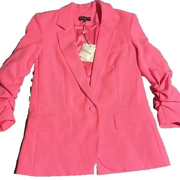 GENERATION LOVE WOMEN'S MADISON CREPE BLAZER ULTRA PINK SZ S $385 NWT - Picture 4 of 7